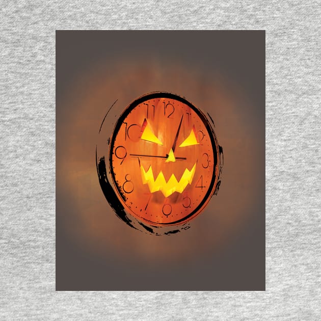 It's fright o'clock - scary pumpkin by popanato